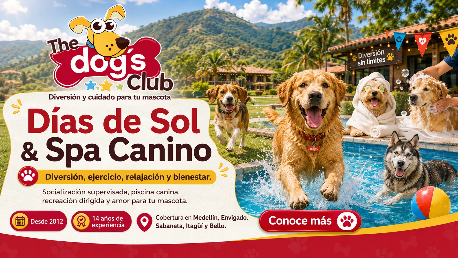 Promoción Días de Sol y Spa Canino de The Dog's Club